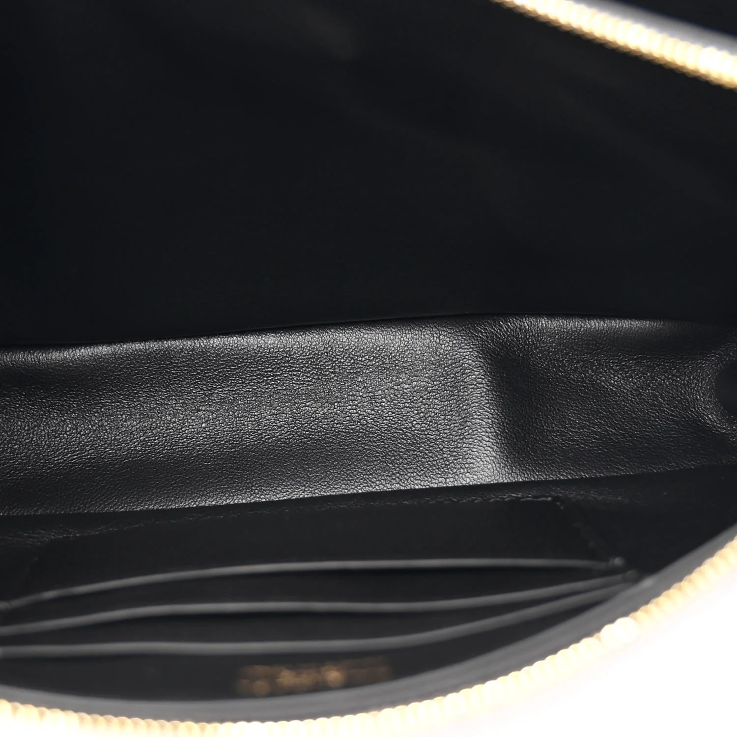 Natural Smooth Calfskin Rodeo Sling Pochette Black - Top Club