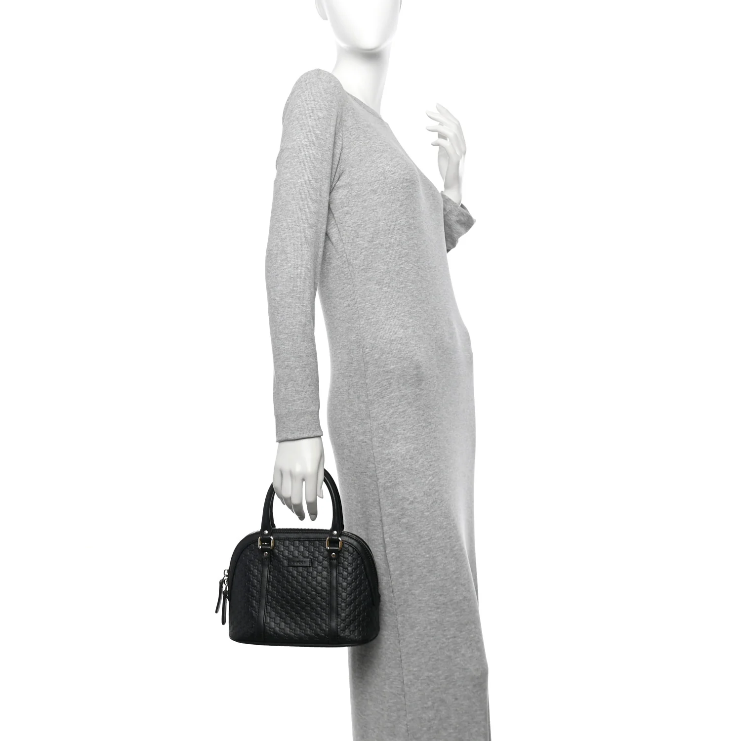Microguccissima Mini Dome Bag Black
