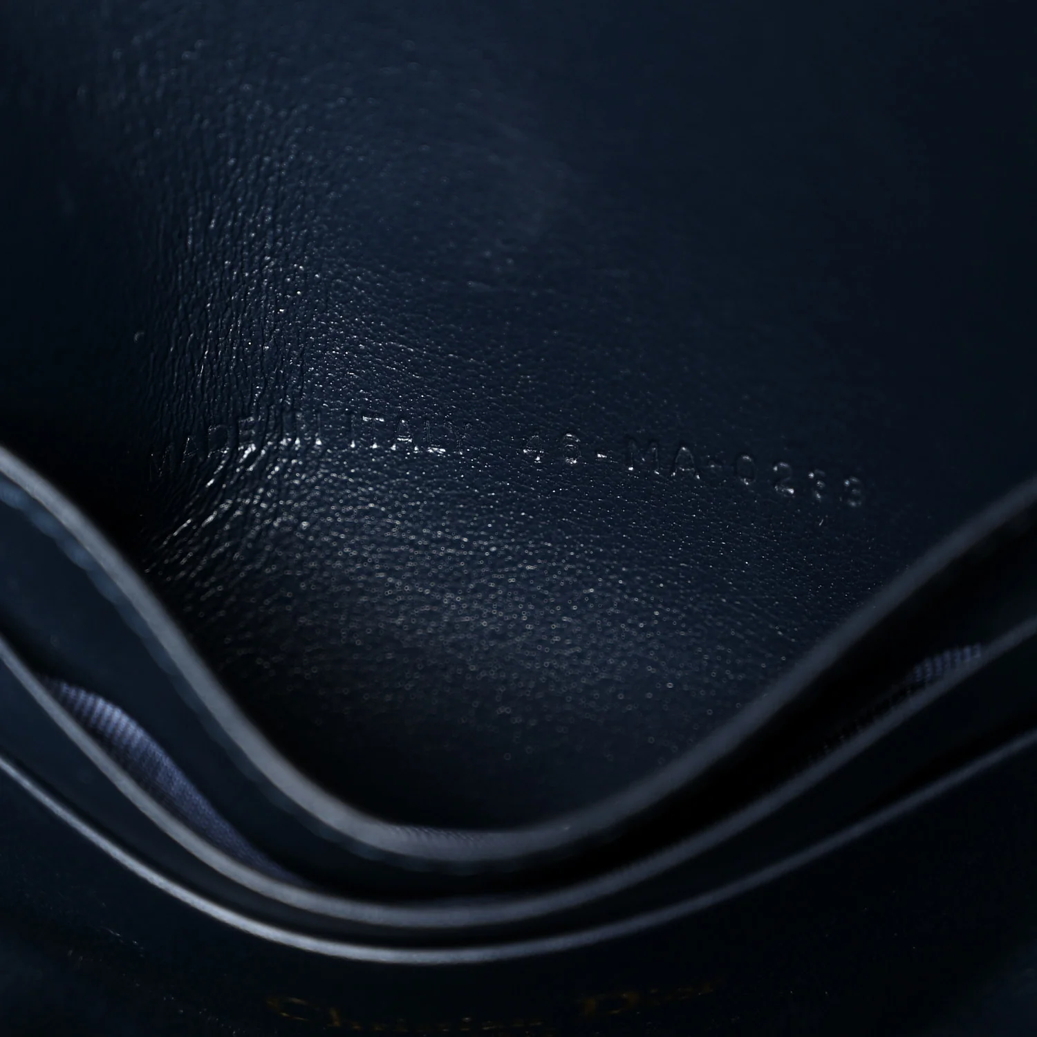Oblique 30 Montaigne Avenue Pouch With Flap Blue - Top Club