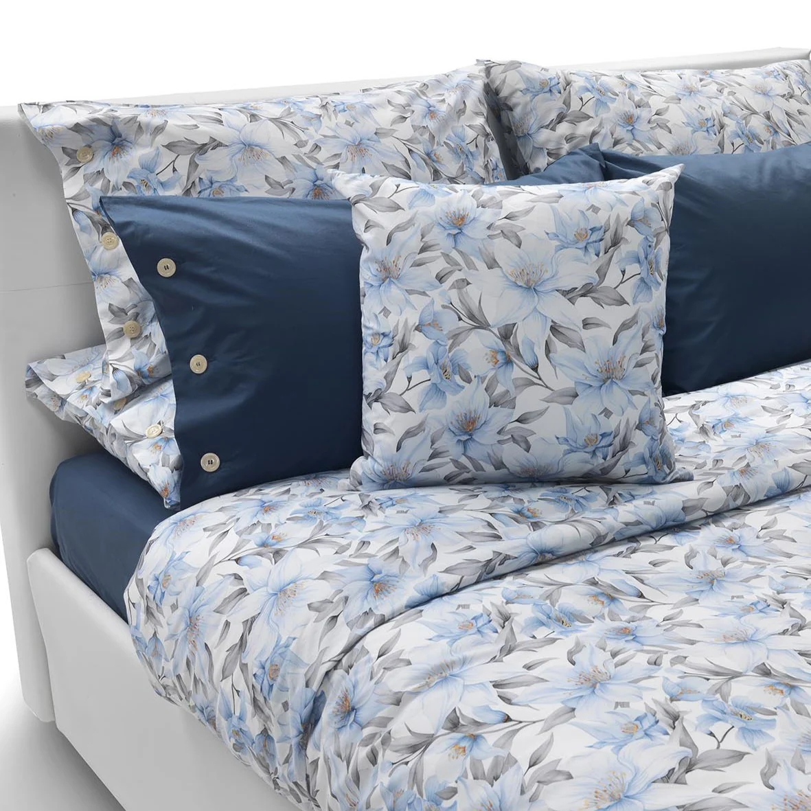 Completo Lenzuola In Percalle Romantic Gold Matrimoniale