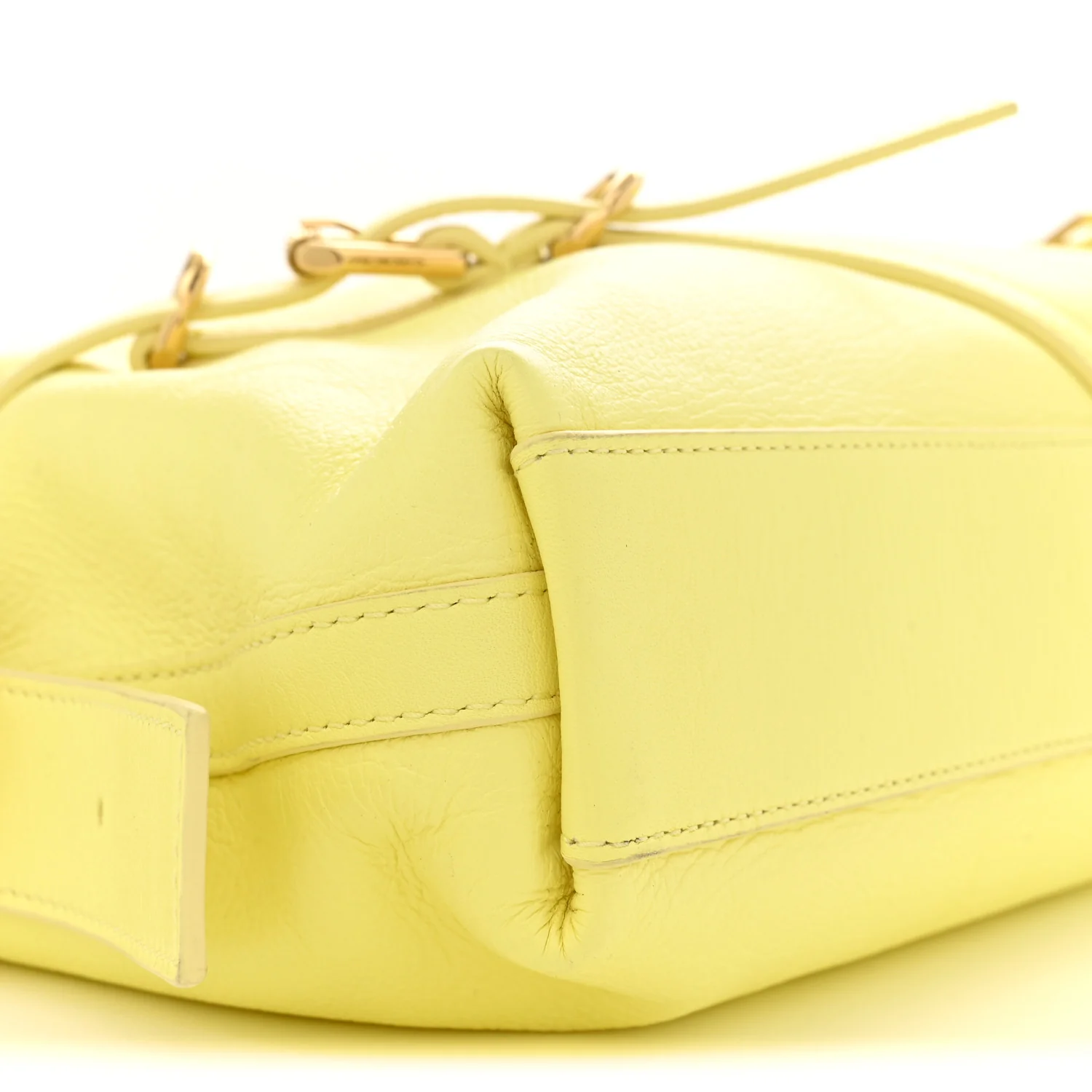 Calfskin Medium Voyou Bag Soft Yellow - Top Club