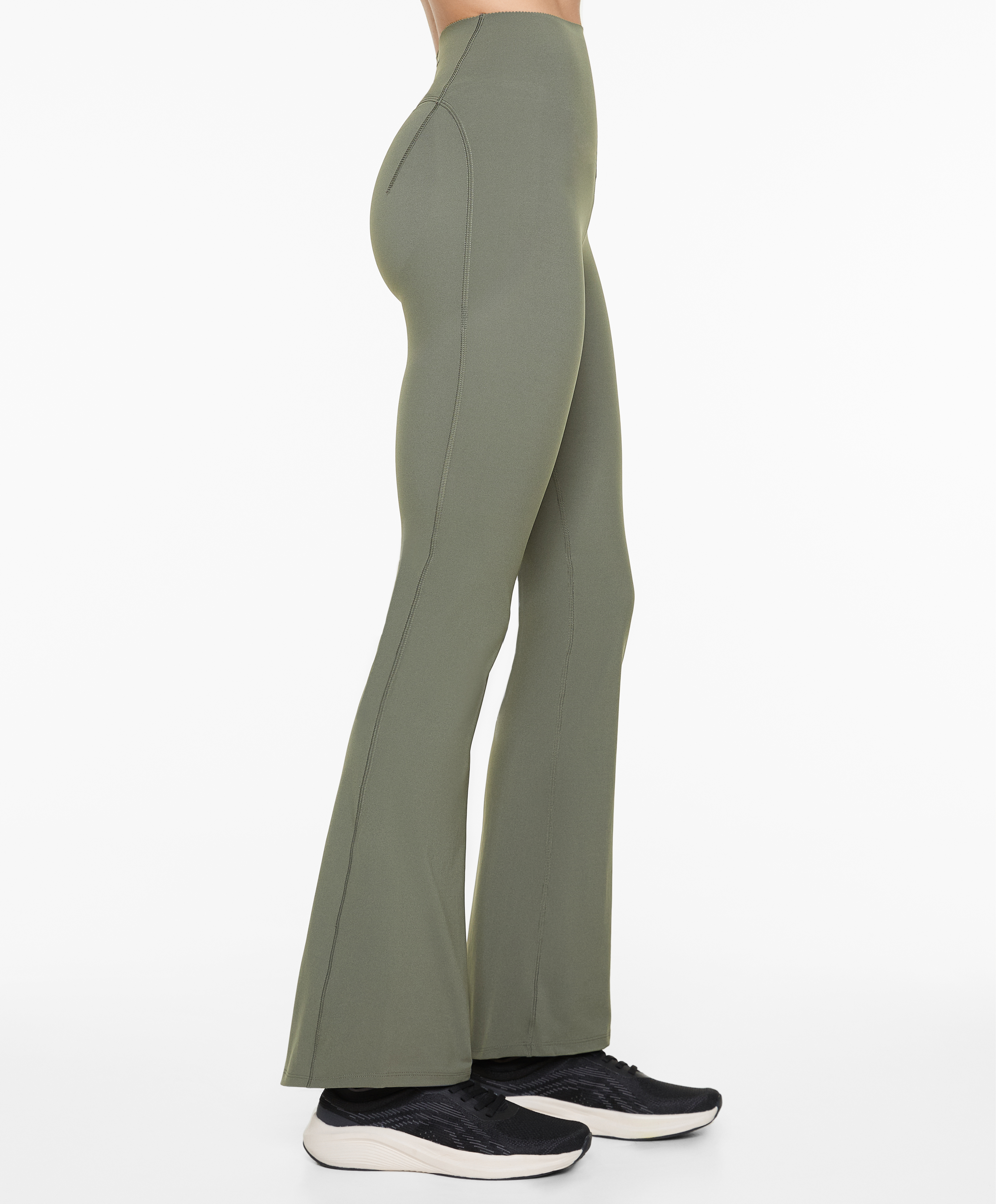 OYSHO Raise up core control compressive flare trousers