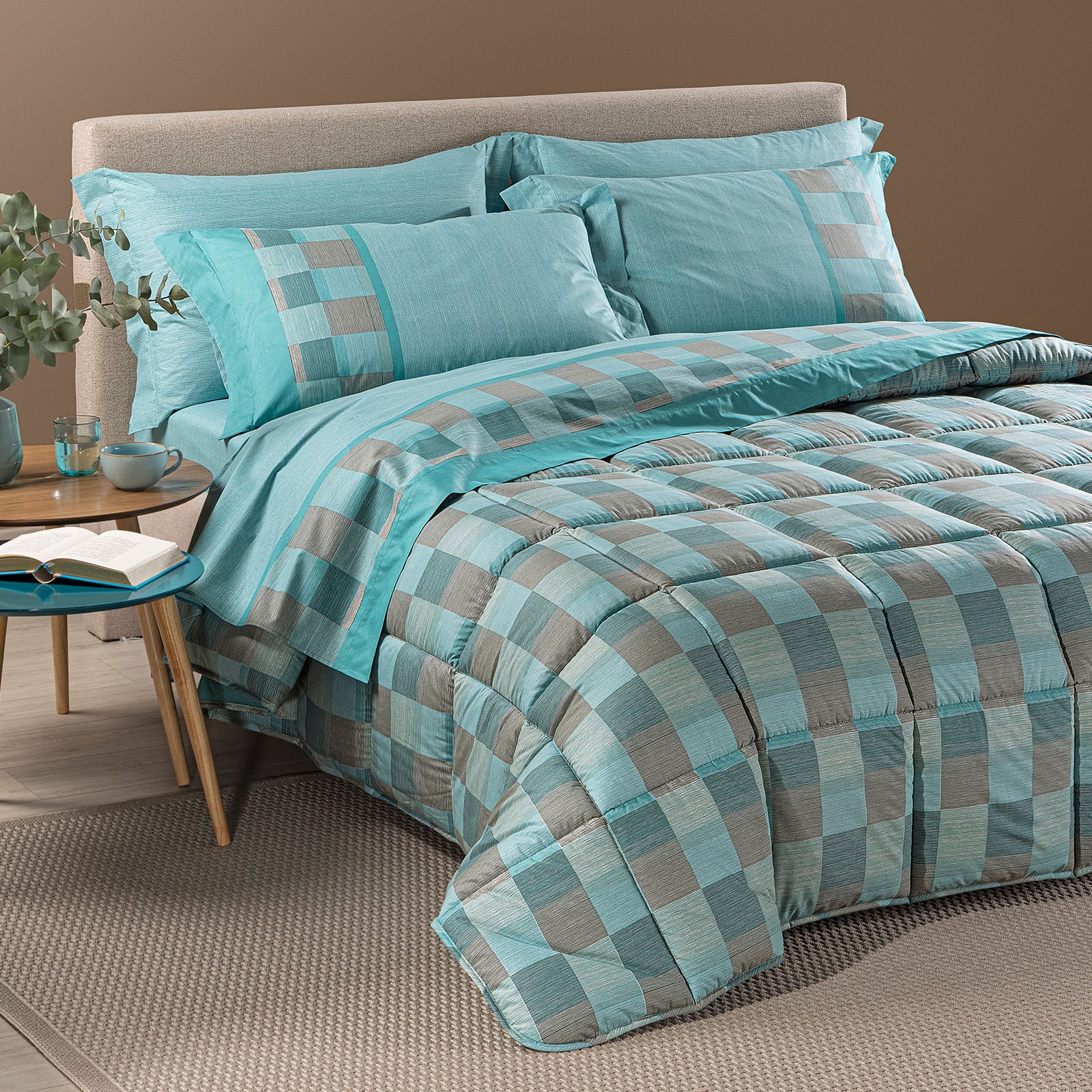 Trapunta In Cotone Oslo Piazza E Mezza Anice Caleffi