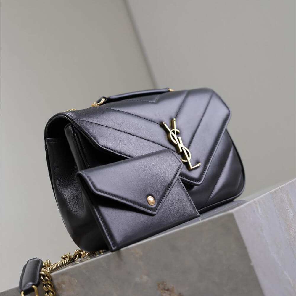 YSL LOULOU small in MATELASSE lambskin - Top Club
