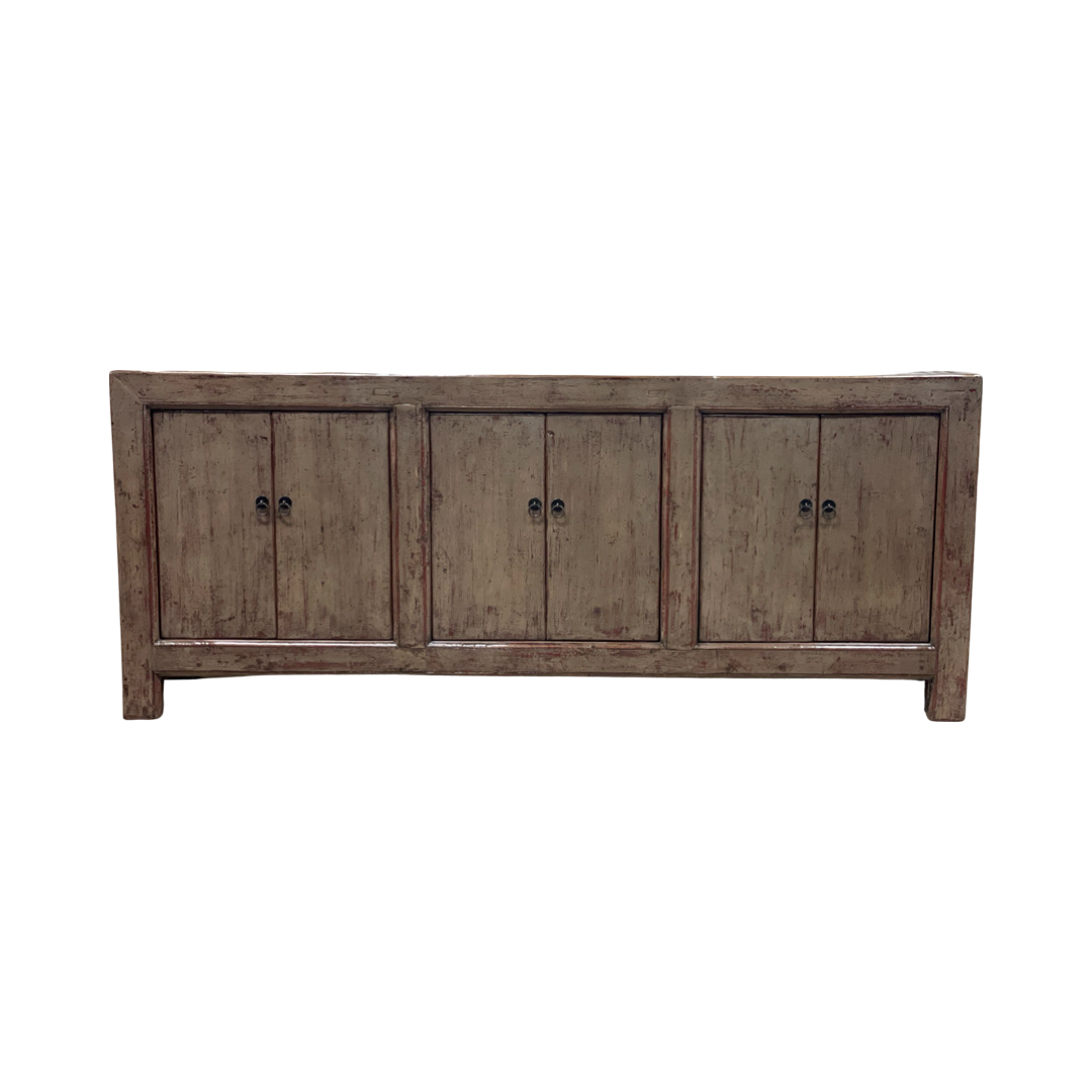 Dressoir 6 deurs groen lak/finish Dressoir 6dr groen lak/finish 233x45x95