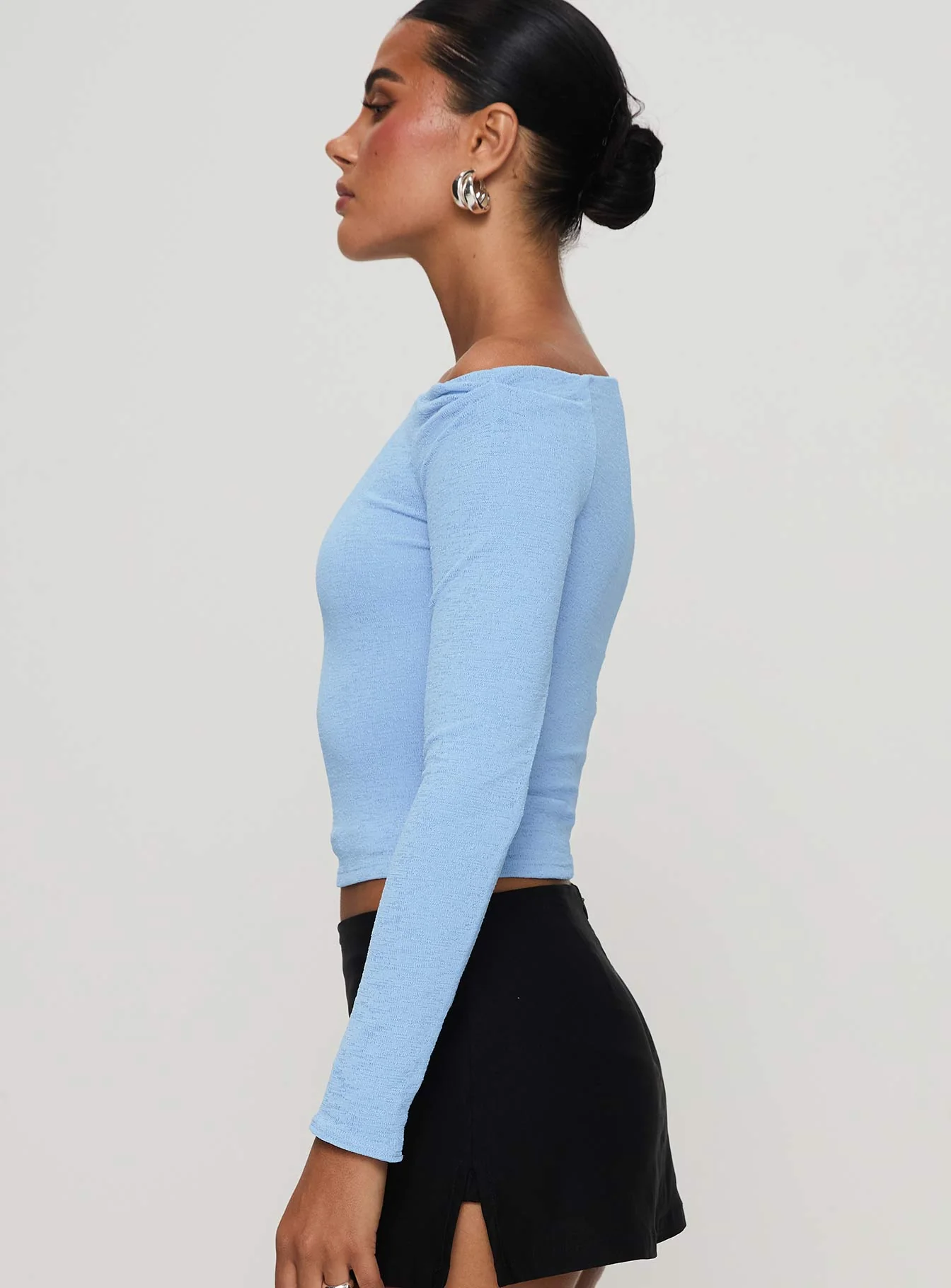 Malian Long Sleeve Top Blue