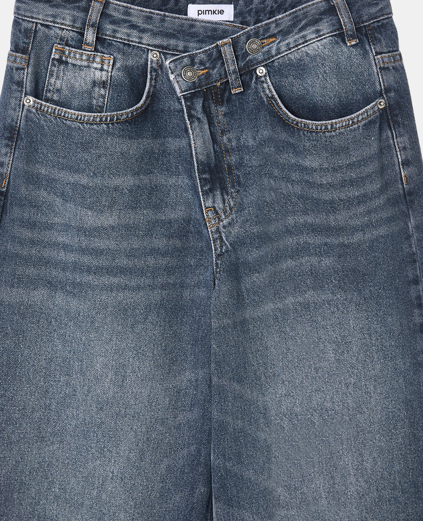 Pimkie Jean wide avec boutonnage décalé