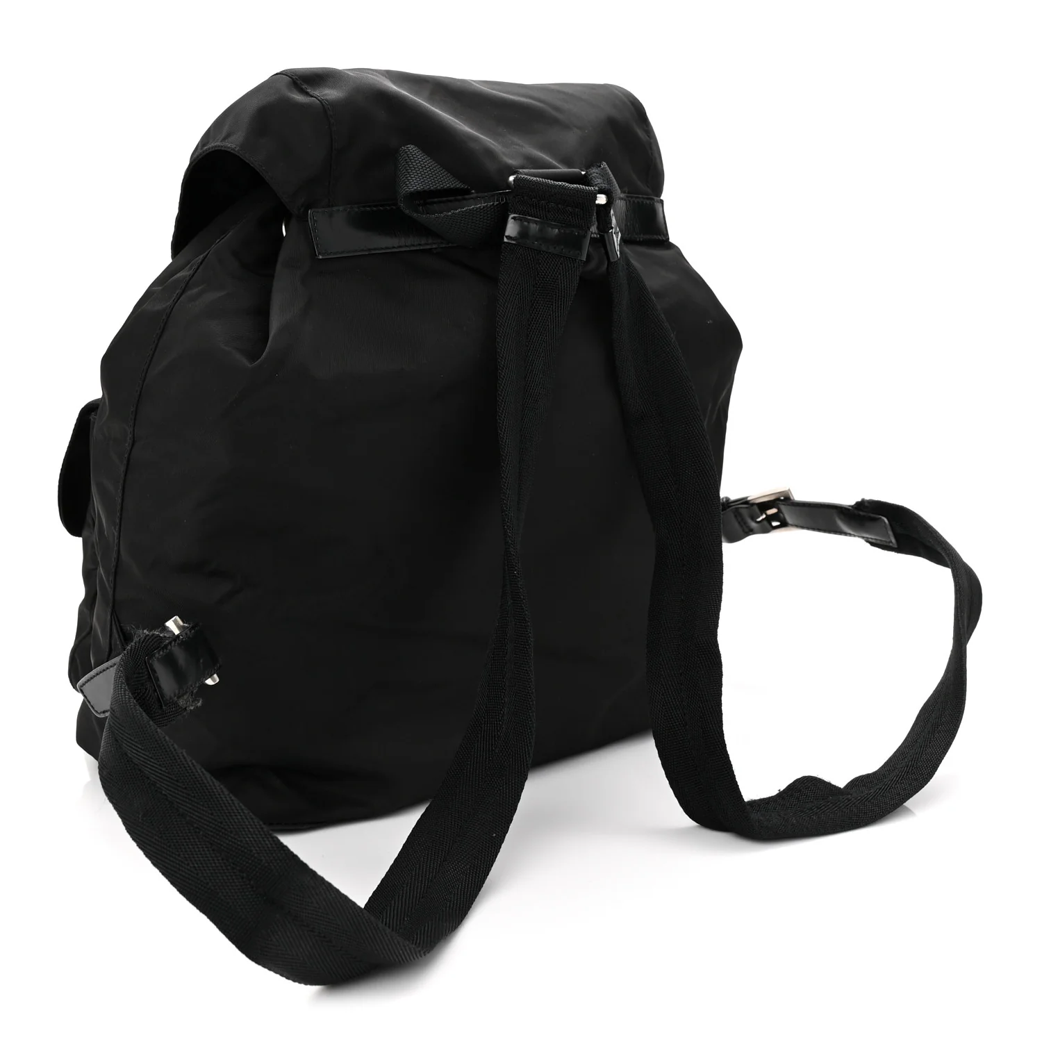 Nylon Vela Medium Backpack Black - Top Club