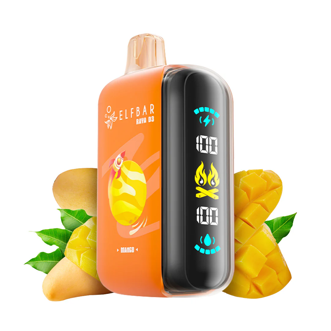 ELFBAR RAYA D3 vape descartável (todos os sabores)