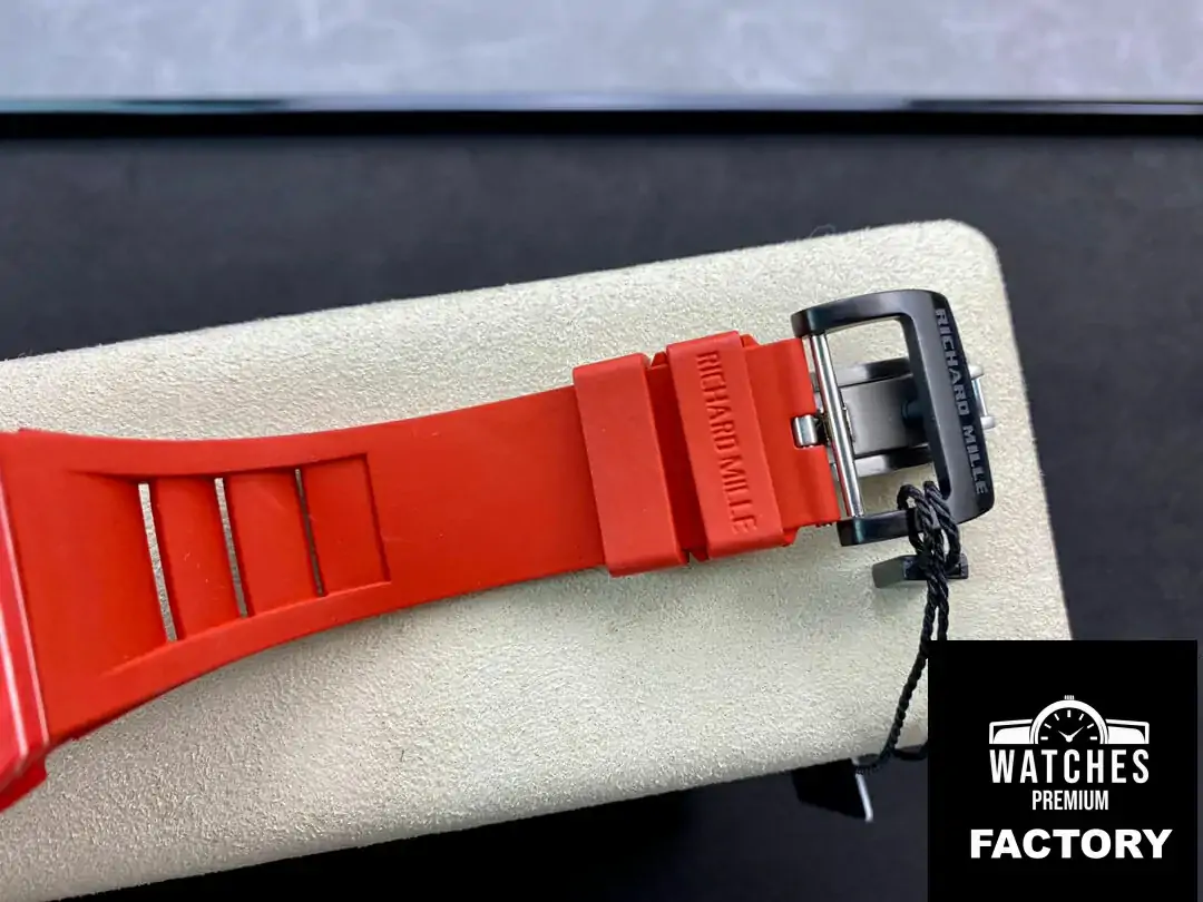 Richard Mille RM035-02 RM Factory Red Rubber Strap
