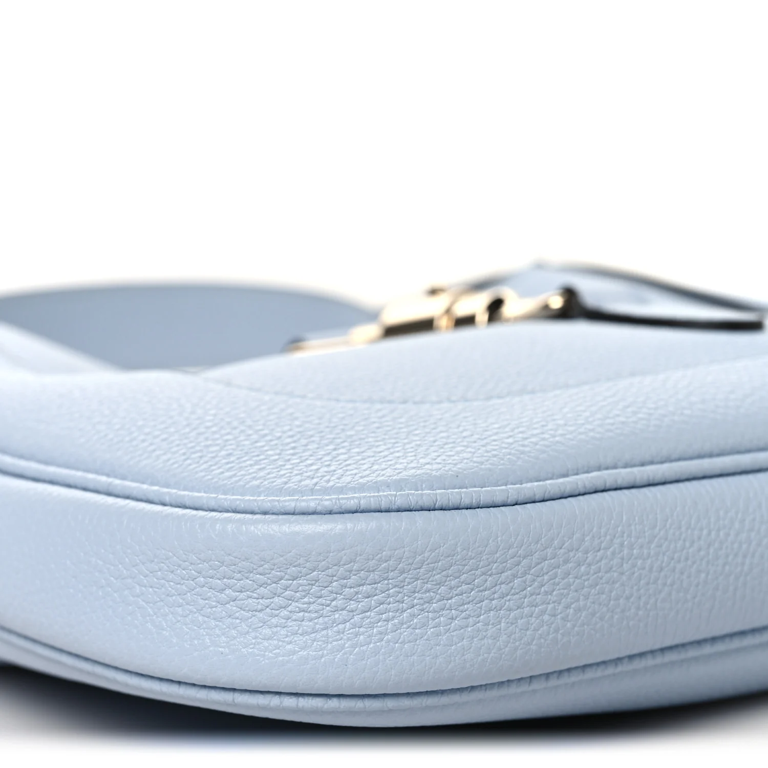 Grained Calfskin Web Medium Jackie 1961 Hobo Light Blue - Top Club