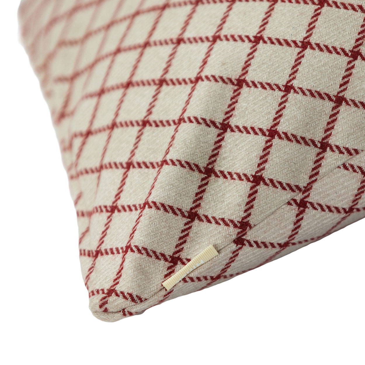 Kussen Tweed lines wol