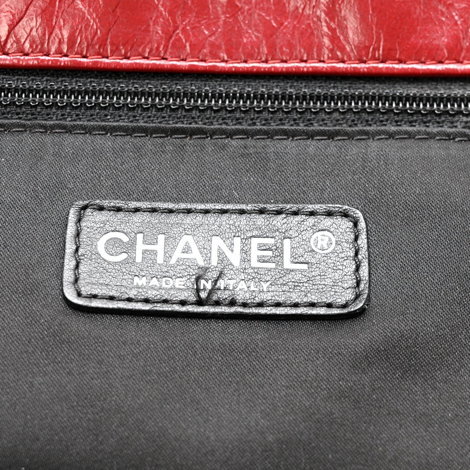Glazed Calfskin Twisted Maxi Flap Red - Top Club