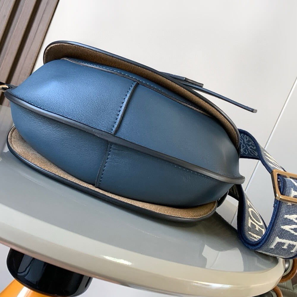 Loewe Small Gate bag in soft calfskin and jacquard - Top Club