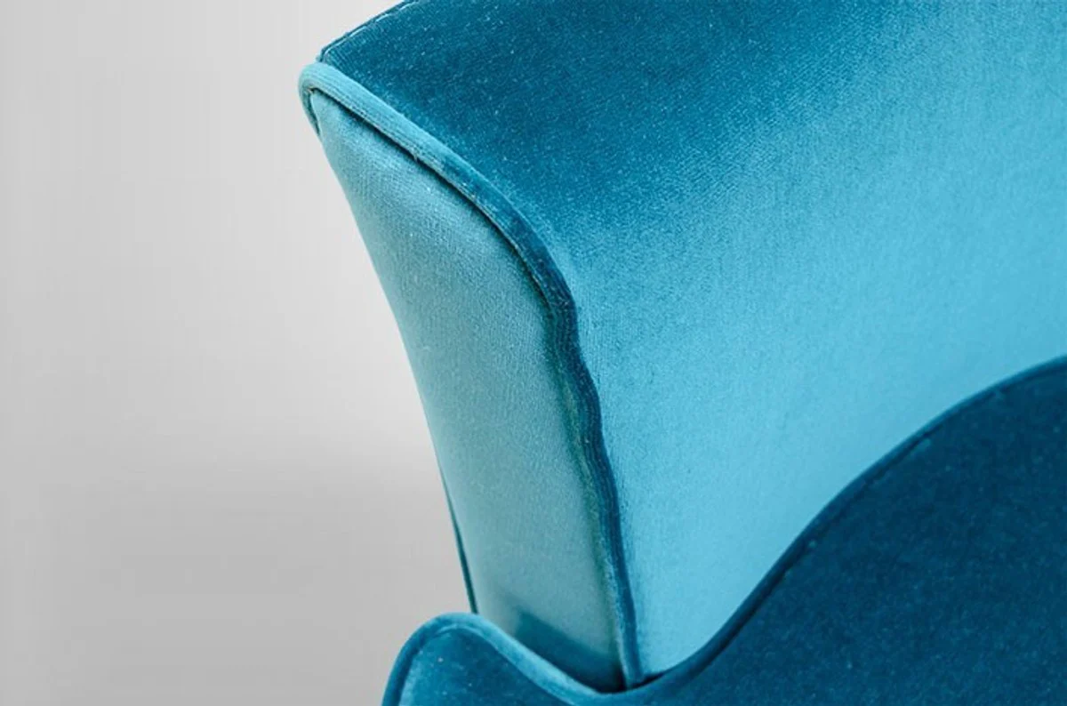Luxury Art Deco Lounge Chair Blue - Luxury Collection - Art Nouveau - Belle Epoch