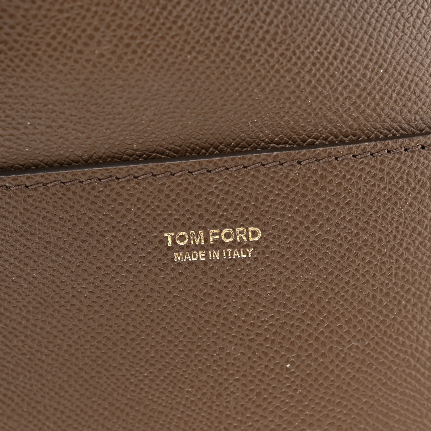 Grained Calfskin Medium Jennifer Crossbody Bag Brown - Top Club