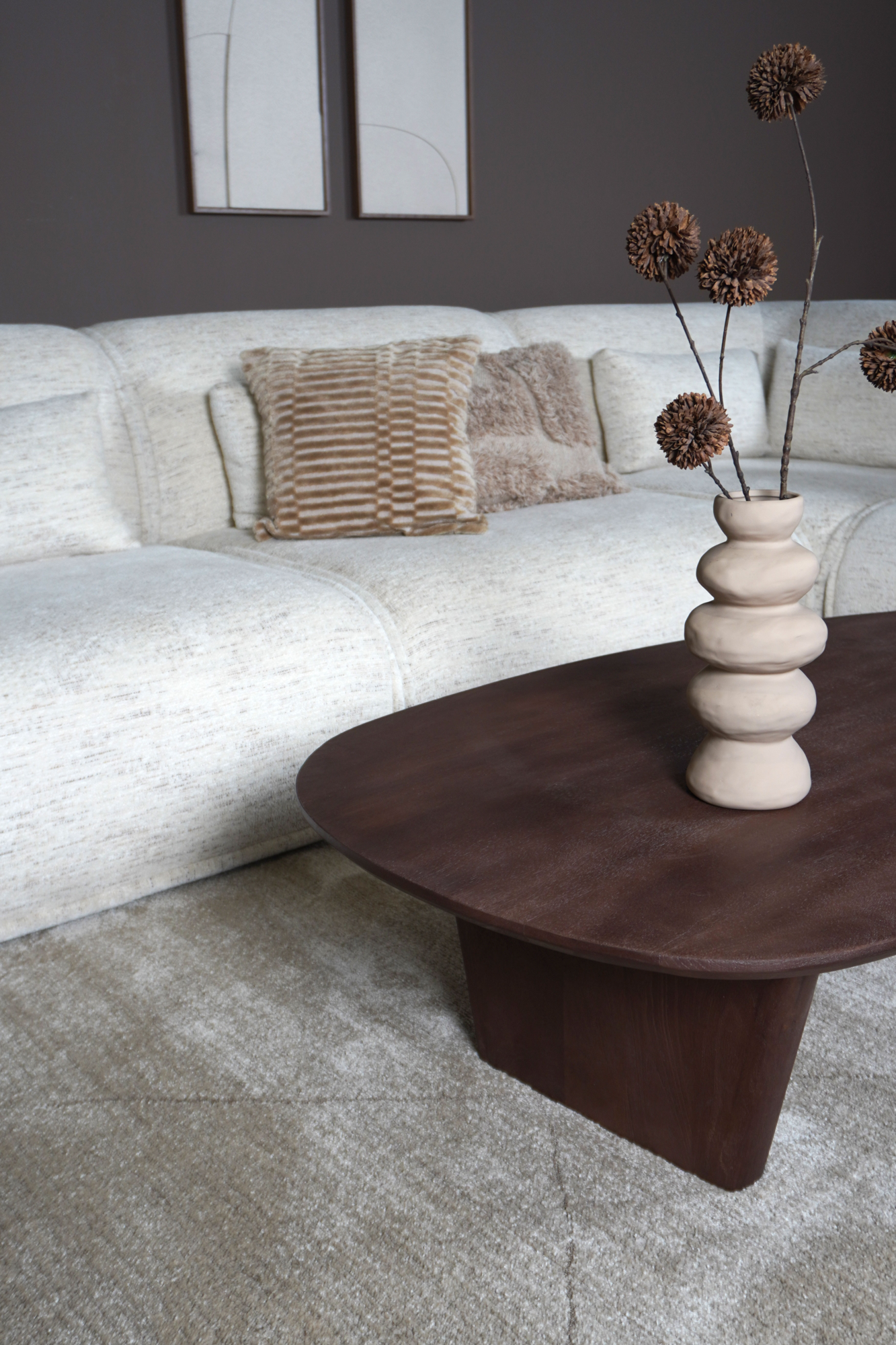 Vloerkleed Nica Beige - 160 x 230 cm