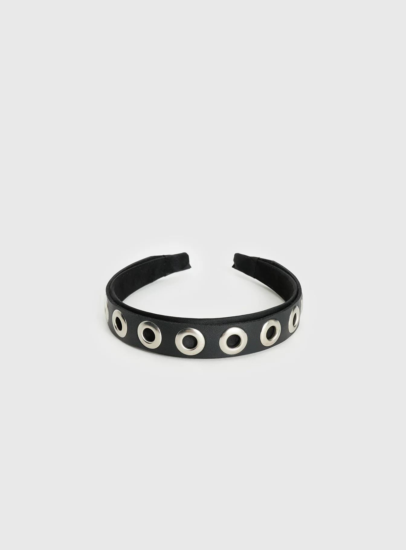Yasminn Eyelet Headband Black