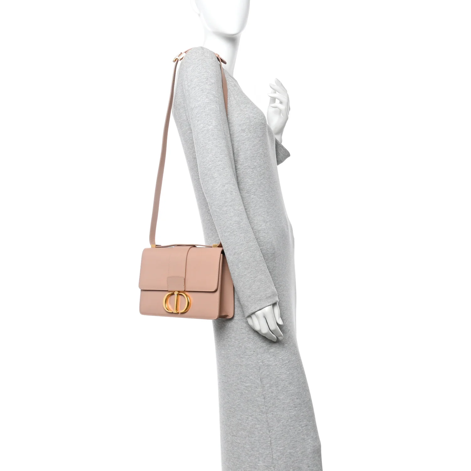 Box Calfskin 30 Montaigne Flap Bag Rose Des Vents - Top Club