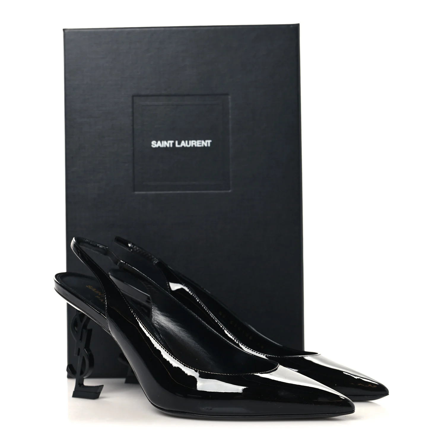 Patent Opyum 110 Slingback Pumps 38 Black - Top Club