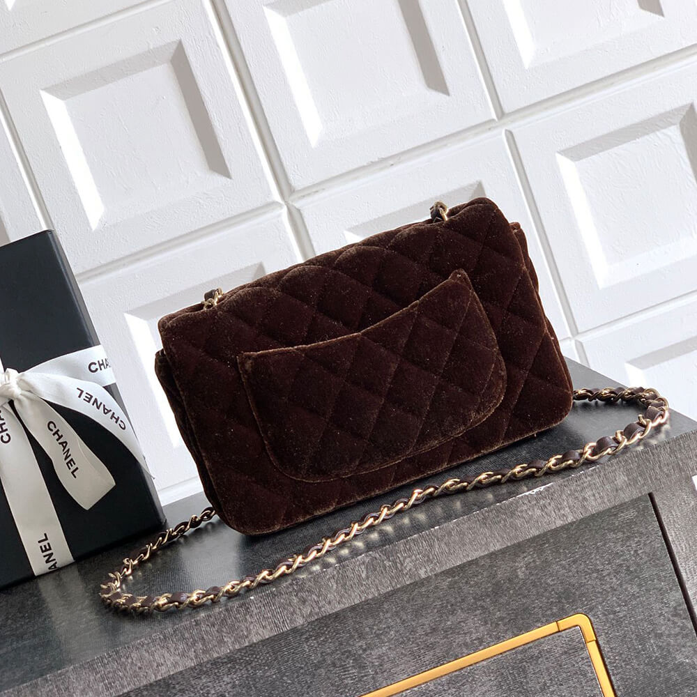 CHANEL SUEDE MINI FLAP BAG(HIGH-END GRADE) - Top Club
