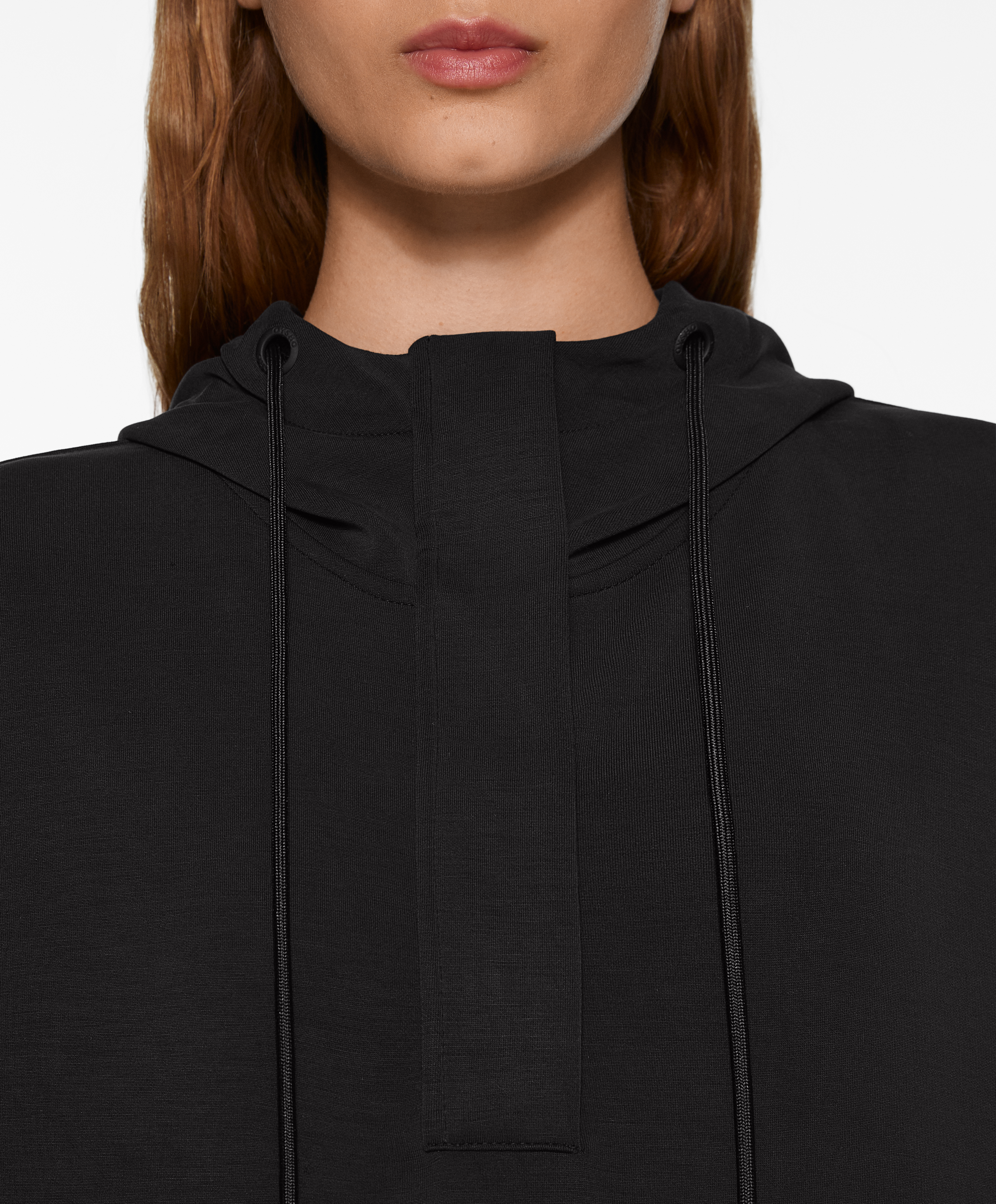 OYSHO Oversize sweatshirt with soft-touch modal and zip