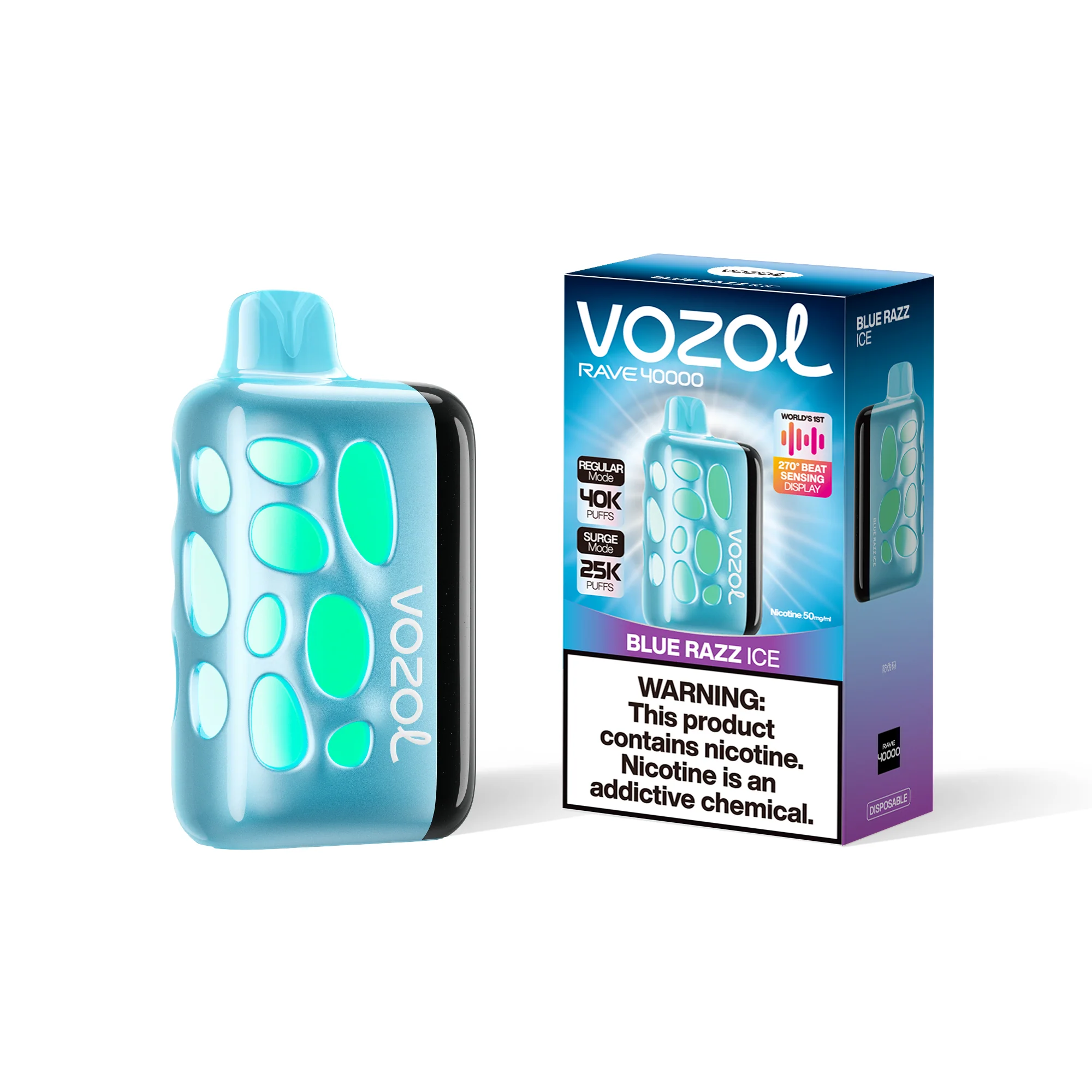 VOZOL RAVE 40K Disposable Vape (All Flavours)