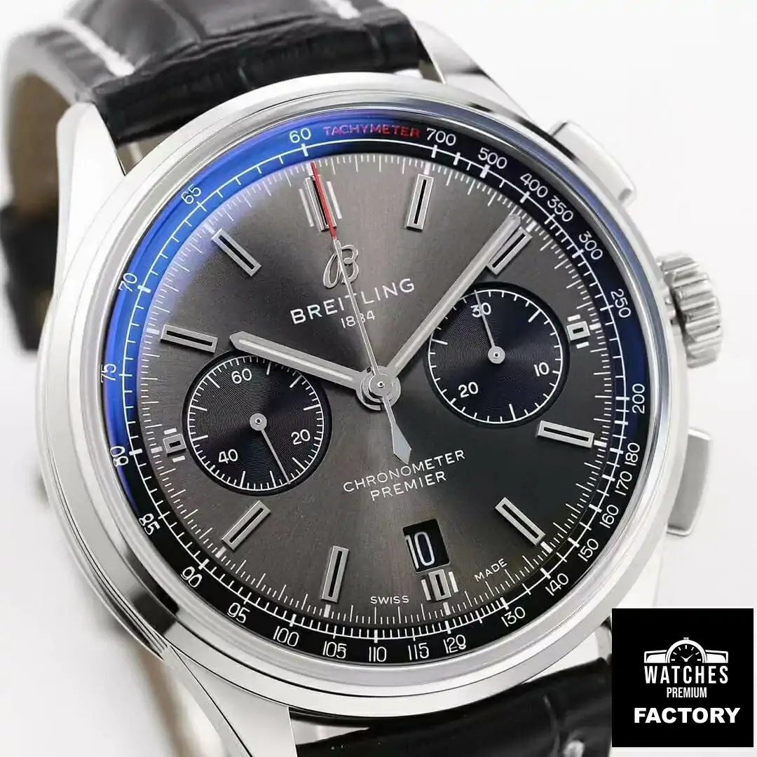 Breitling Premier B01 Chronograph AB0118221B1P1 GF Factory Black Strap