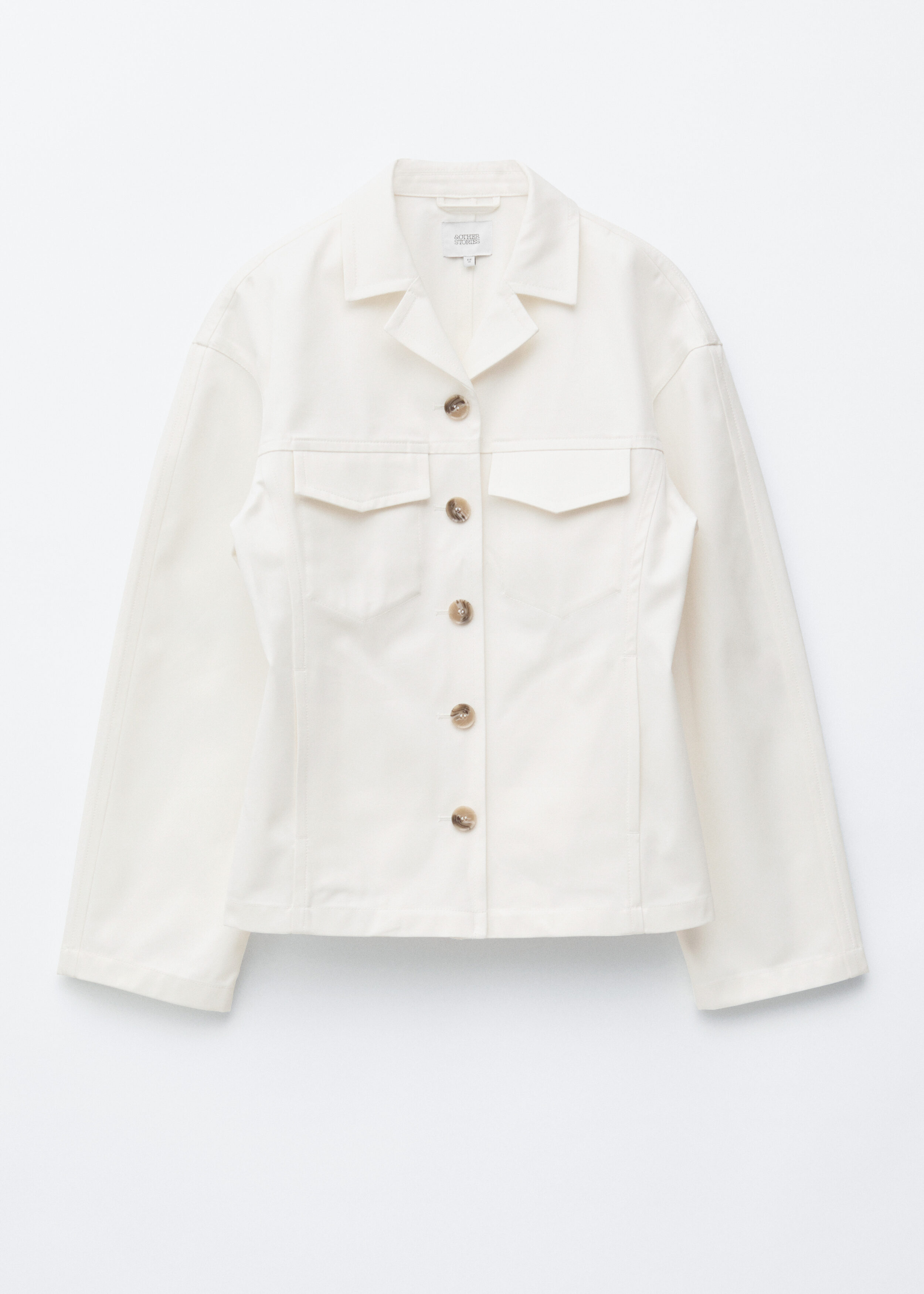 & Other Stories COTTON TWILL TAILORED JACKET