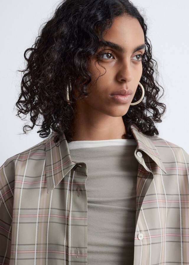 & Other Stories OVERSIZED CHECKED SHIRT