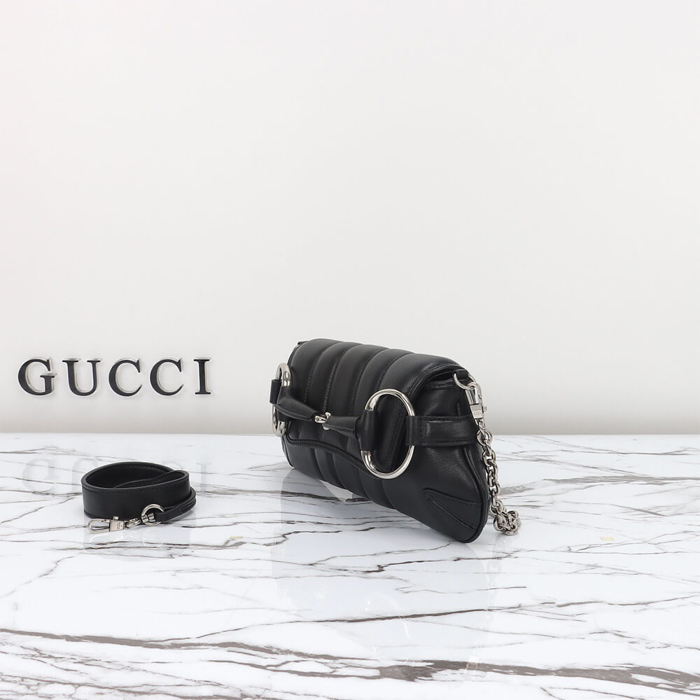 GUCCI HORSEBIT CHAIN SMALL SHOULDER BAG - Top Club