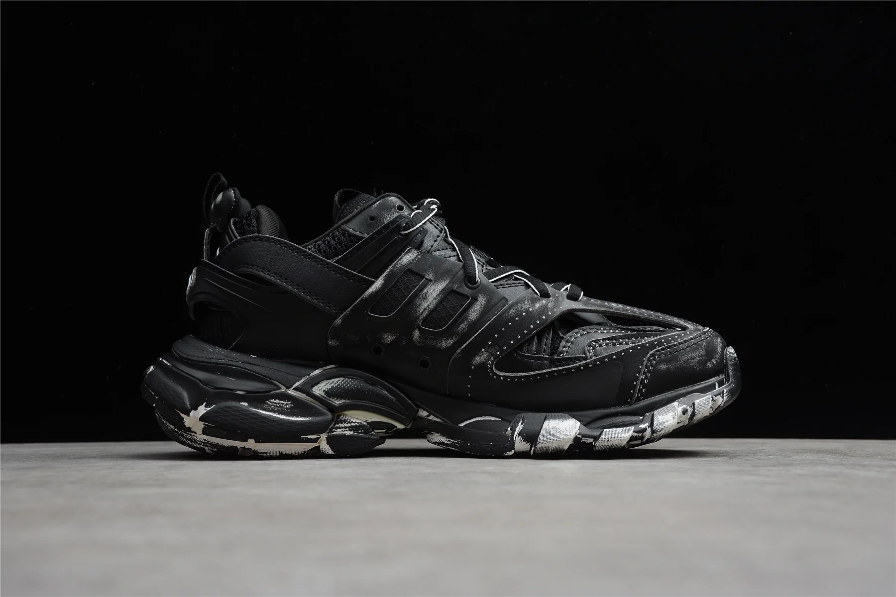 Balenciaga Track Sneakers – Faded Black - Sneaker Replica Workshop