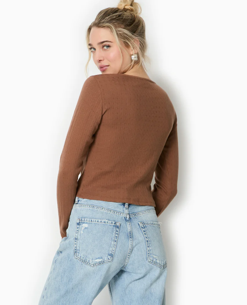 Pimkie Top cardigan en maille fantaisie