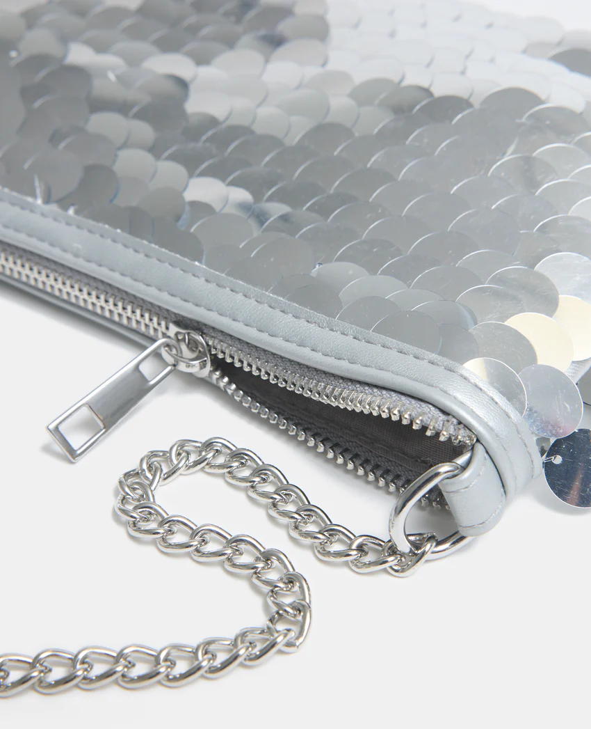 Pimkie Sac sequins avec bandoulière chaîne