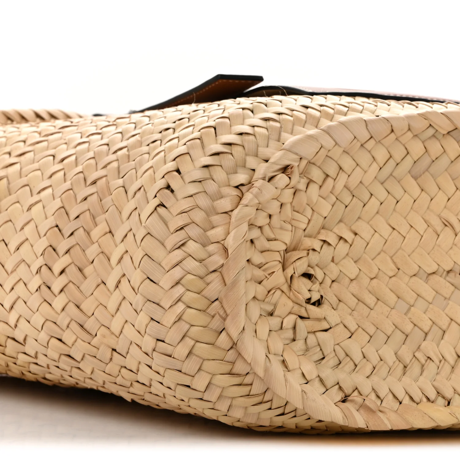Raffia Basket Tote Bag Natural Tan - Top Club