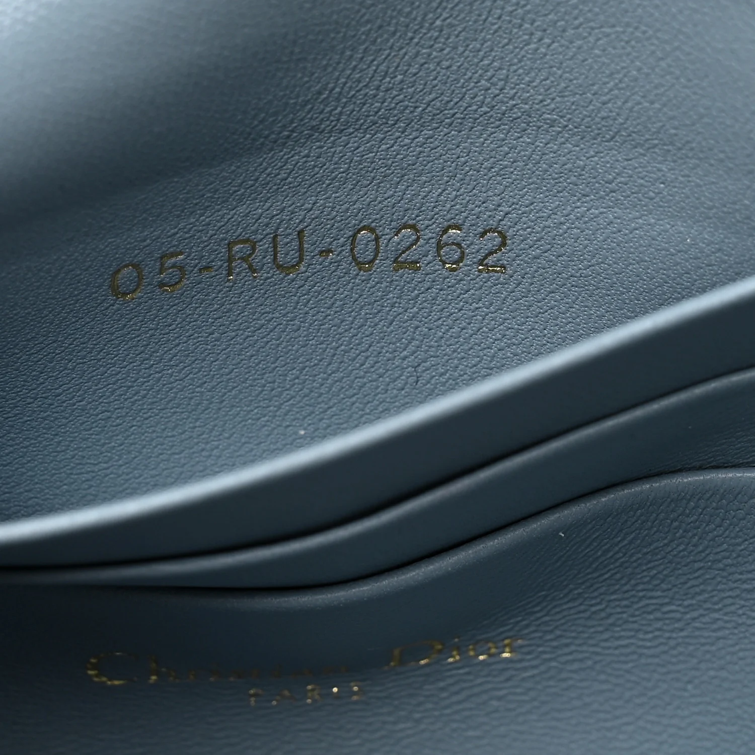 Lambskin Macrocannage Mini Dior Caro Bag Cloud Blue - Top Club