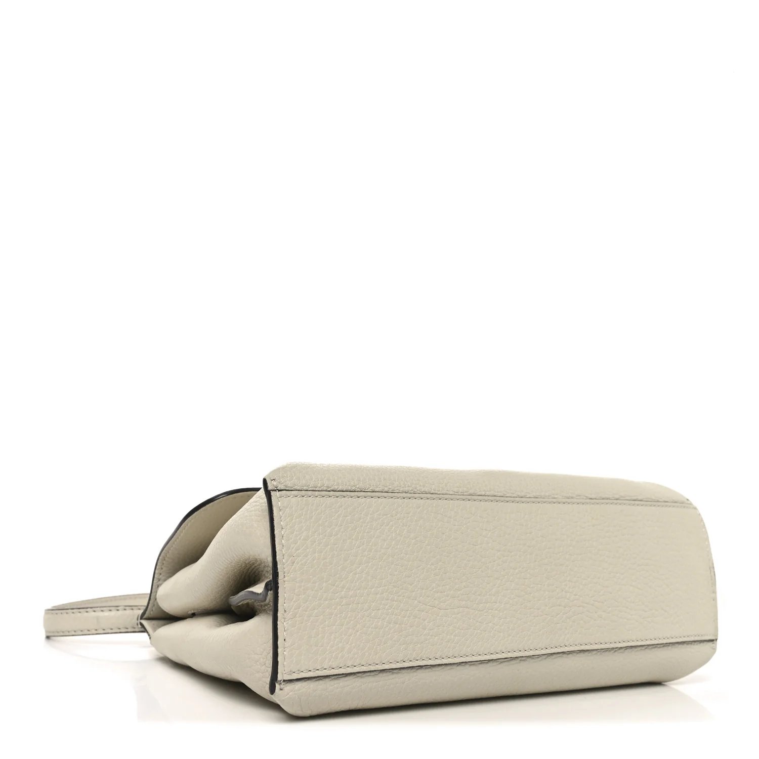 Cellarius Calfskin Small Bamboo Daily Top Handle Bag Mystic White - Top Club