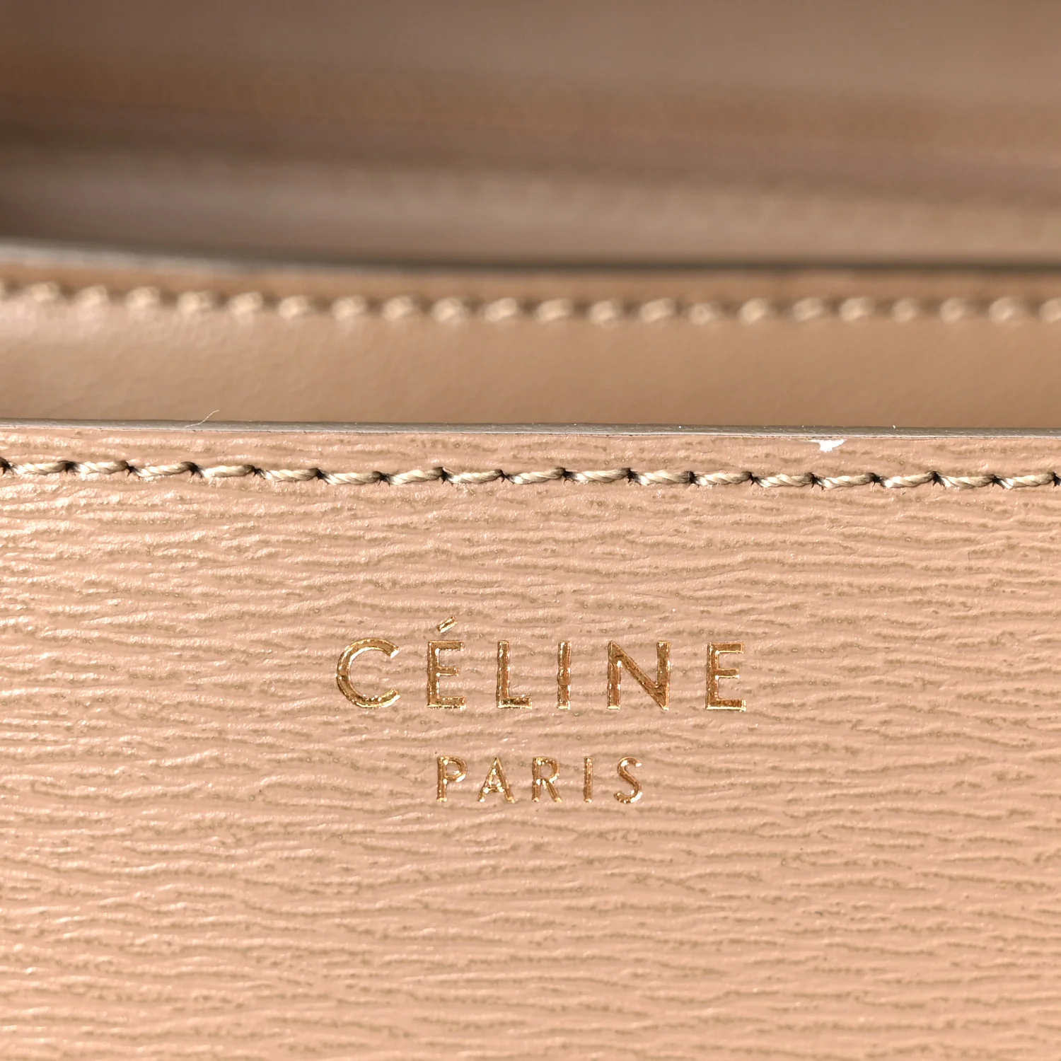 Liege Calfskin Medium Classic Box Flap Bag Taupe - Top Club