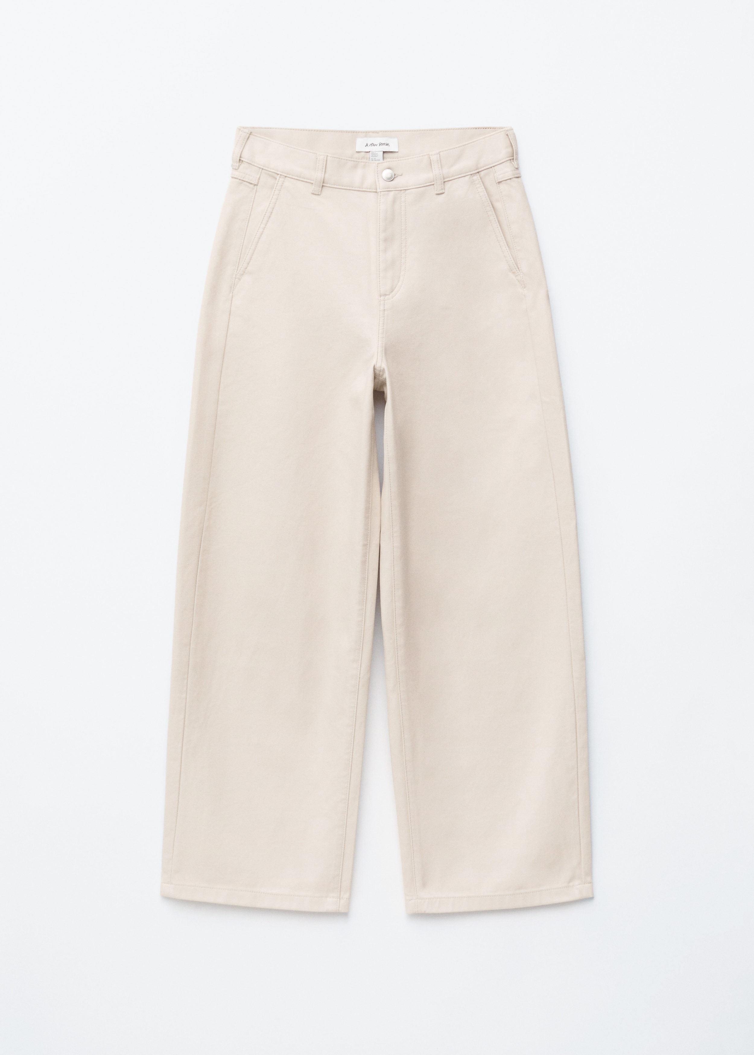 & Other Stories RELAXED WIDE-LEG COTTON TROUSERS