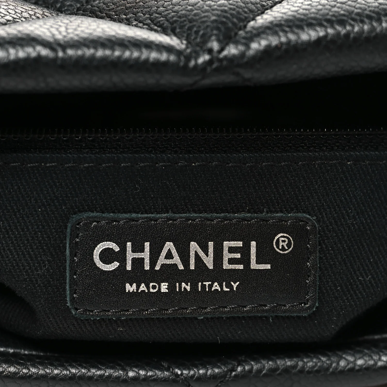 Caviar Quilted CC Timeless Soft Tote Black - Top Club