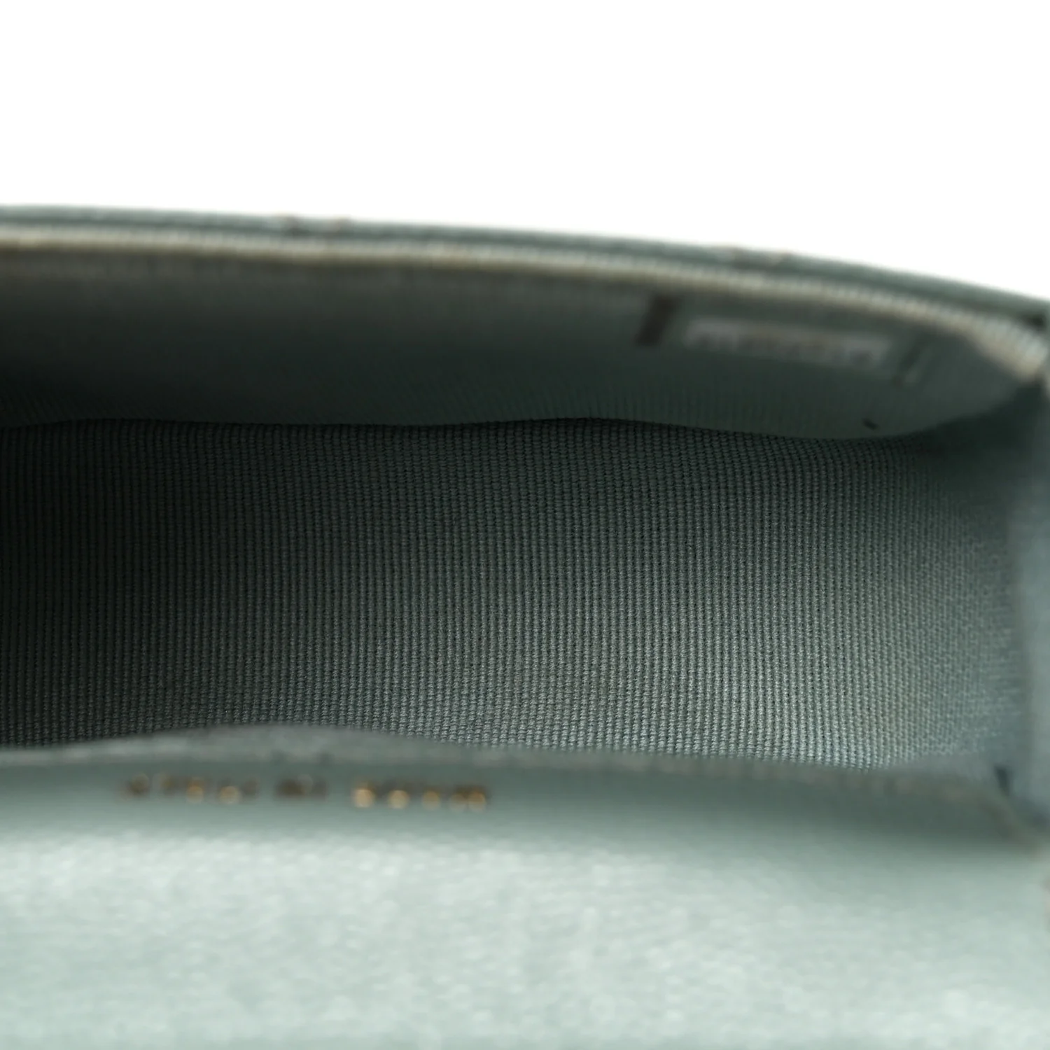 Caviar Quilted Mini Clutch With Chain Light Green - Top Club