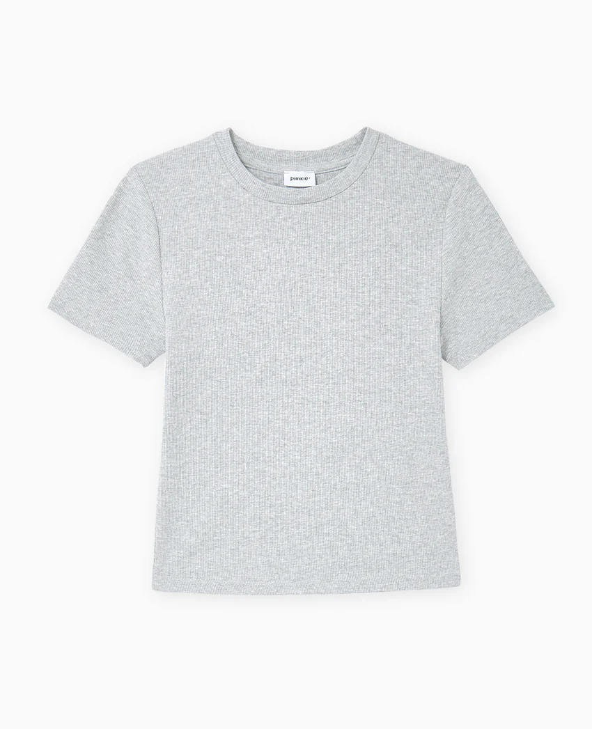 Pimkie T-shirt court en maille côtelée