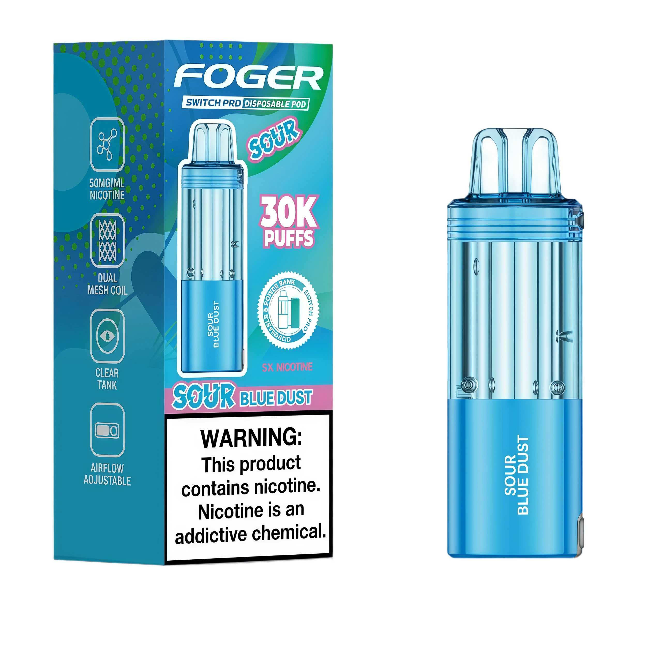 Sour Blue Dust - Foger Vapes