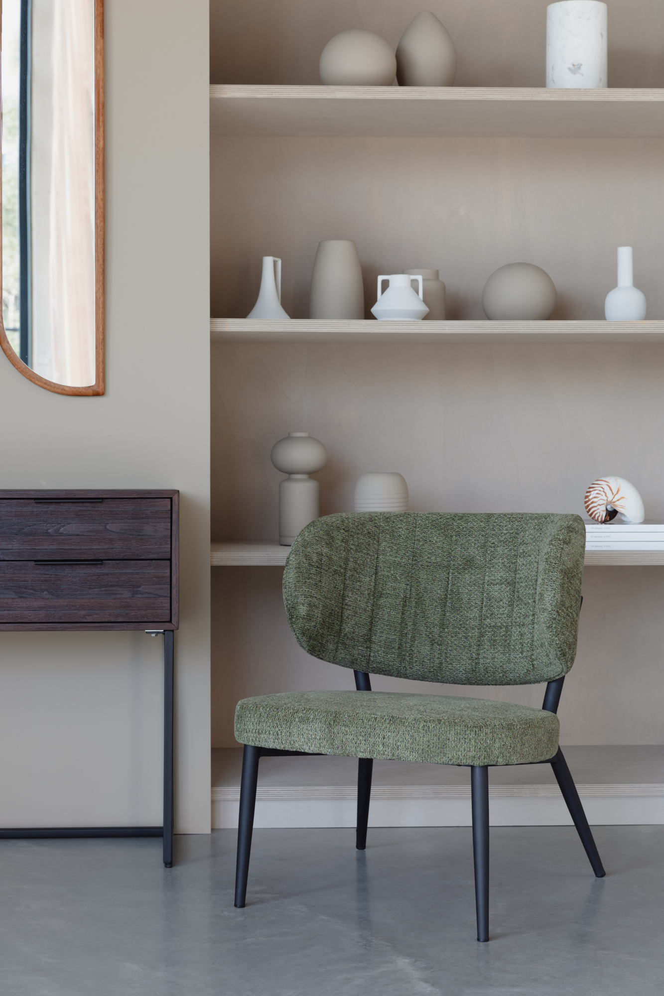 Fauteuil Sanne bruin