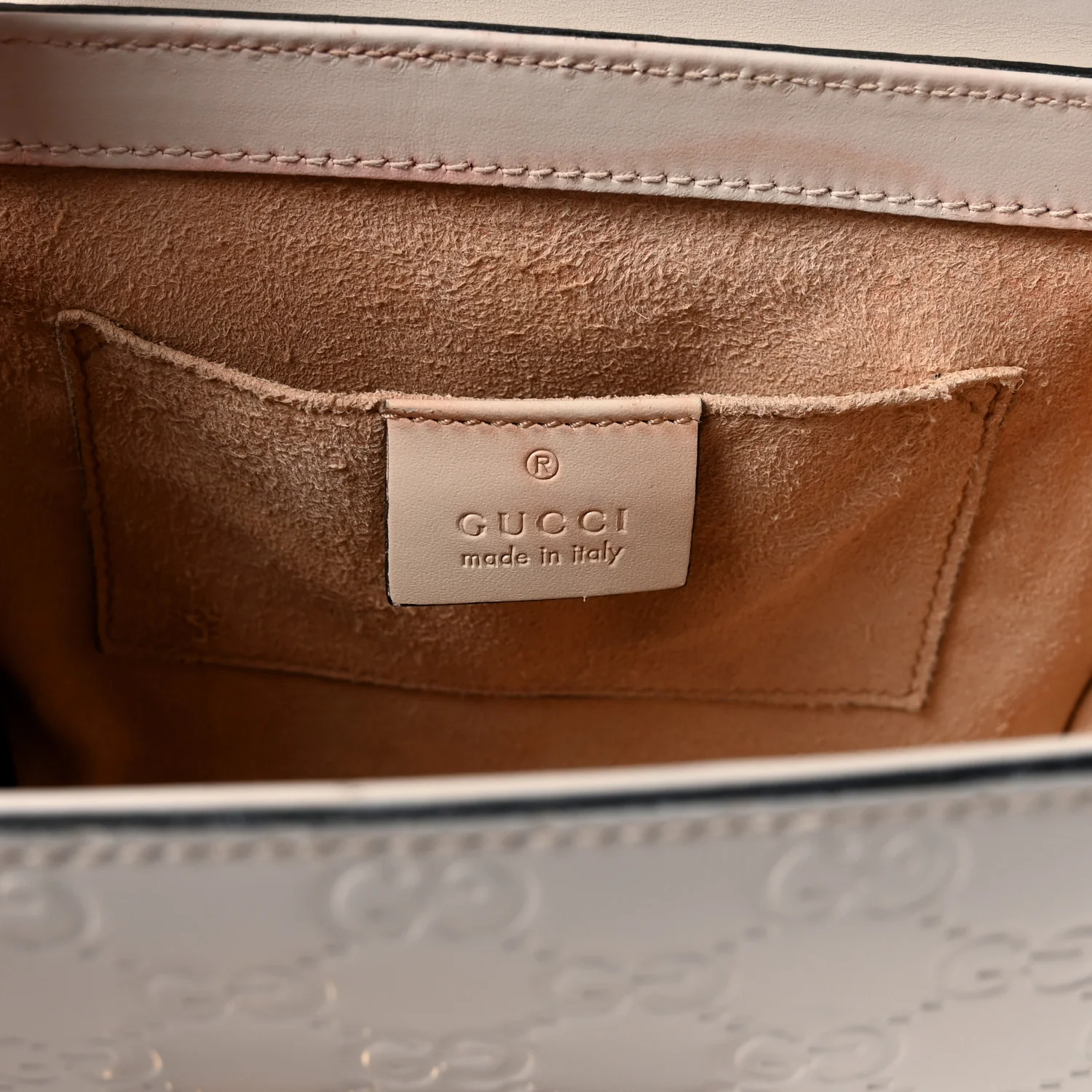 Guccissima Small Padlock Shoulder Bag Black White - Top Club