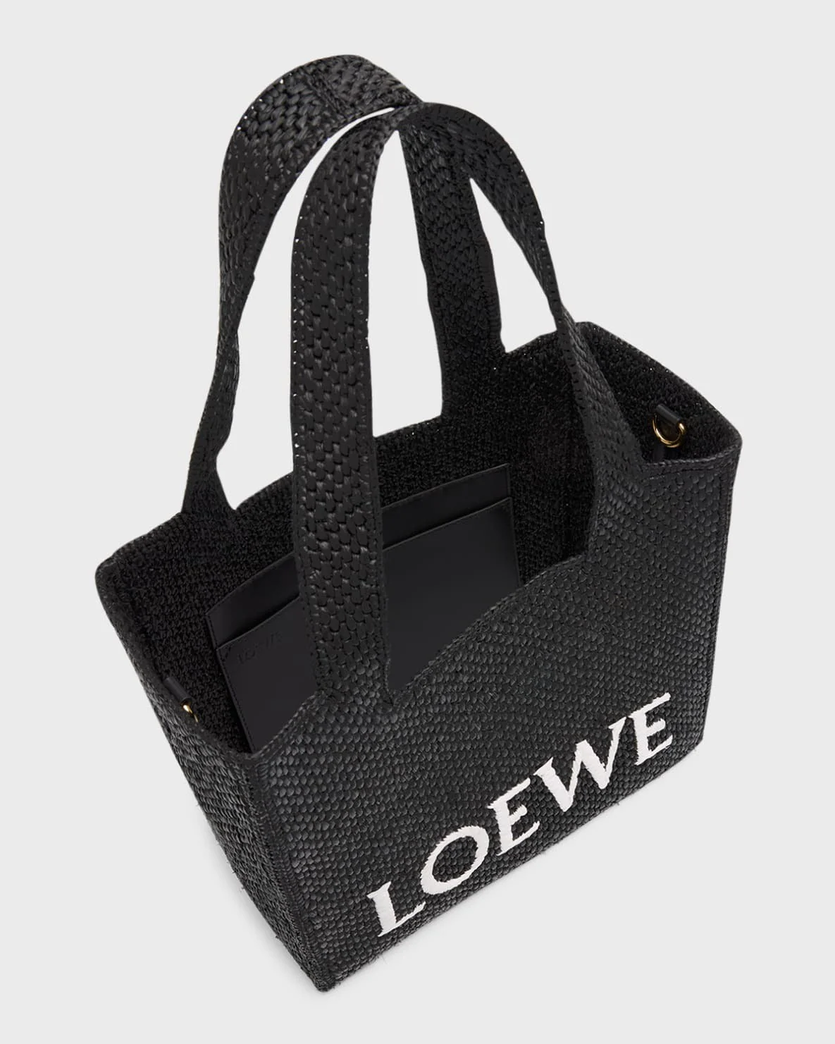 SAINT LAURENT Hobo YSL Shoulder Bag in Raffia - Top Club
