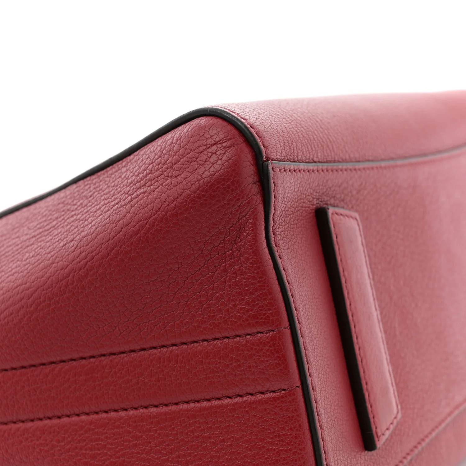 Sugar Goatskin Small Antigona Vermillon - Top Club