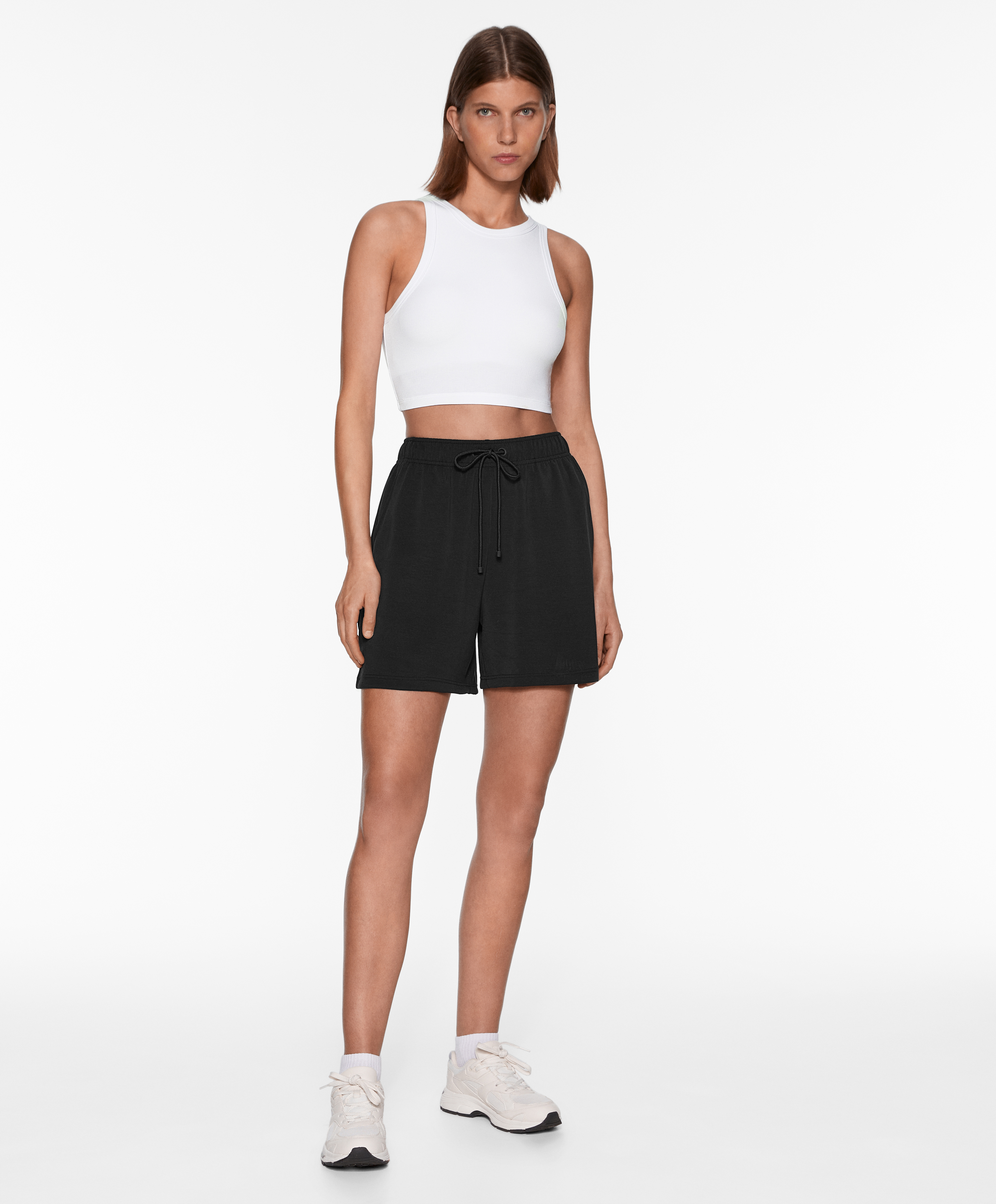 OYSHO Soft-touch Bermuda shorts with modal