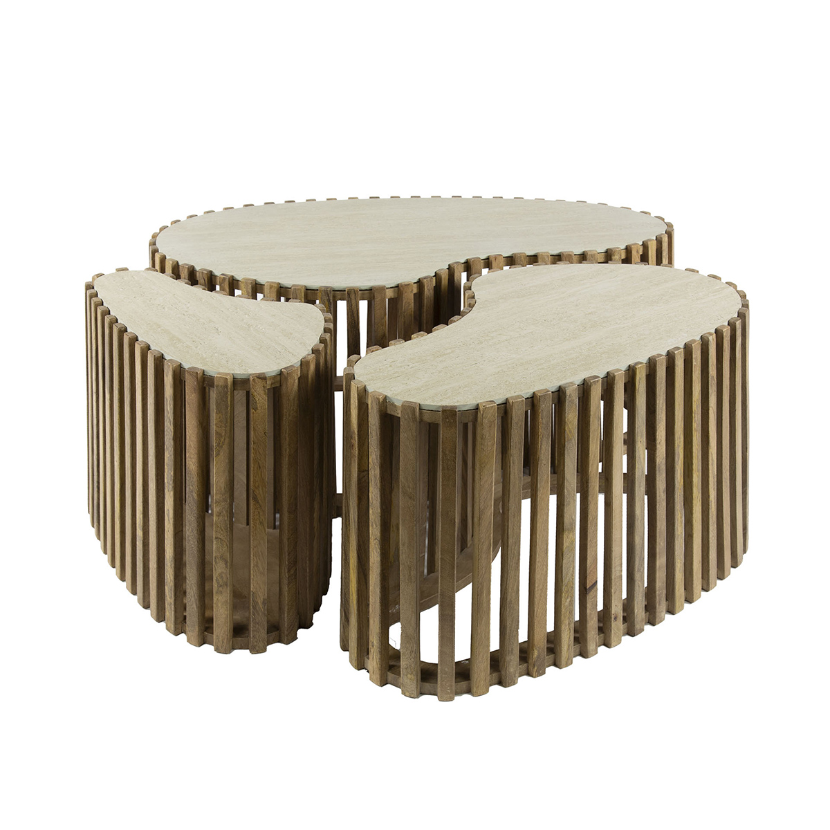Salontafel Limestone Wolk