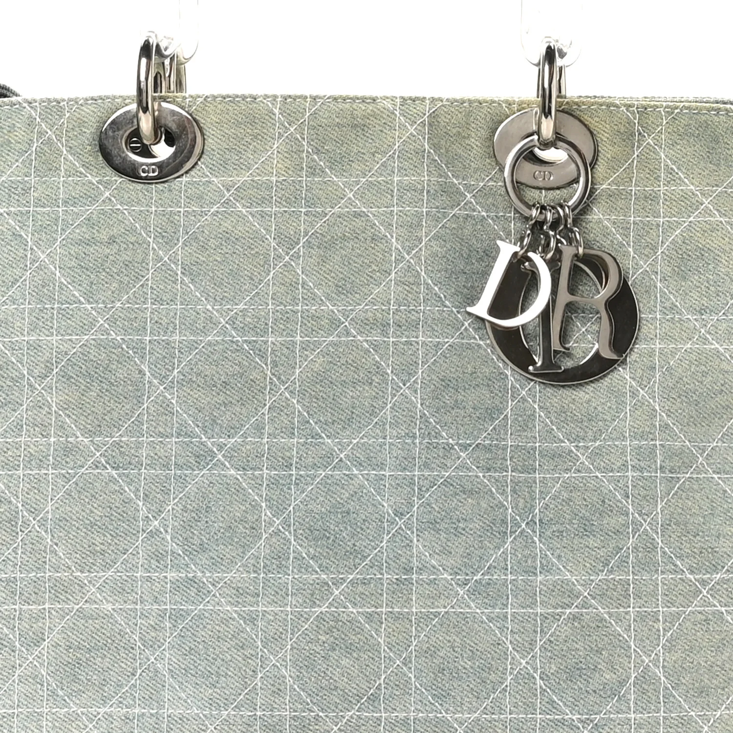 Denim Cannage Lady Dior Light Blue - Top Club